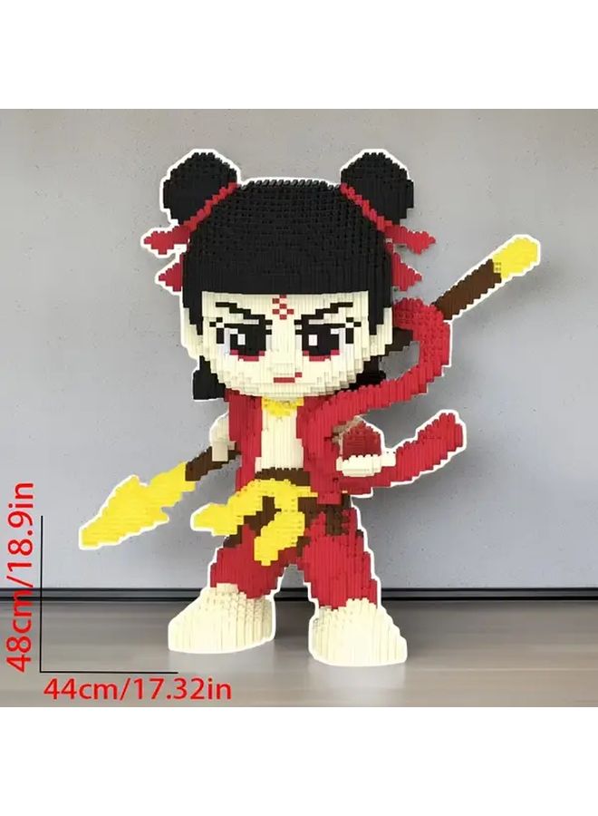 مجموعات بناء نيزها التعليمية مجموعات البناء التعليمية ديكور مكتب التنين الهدايا - Image 3